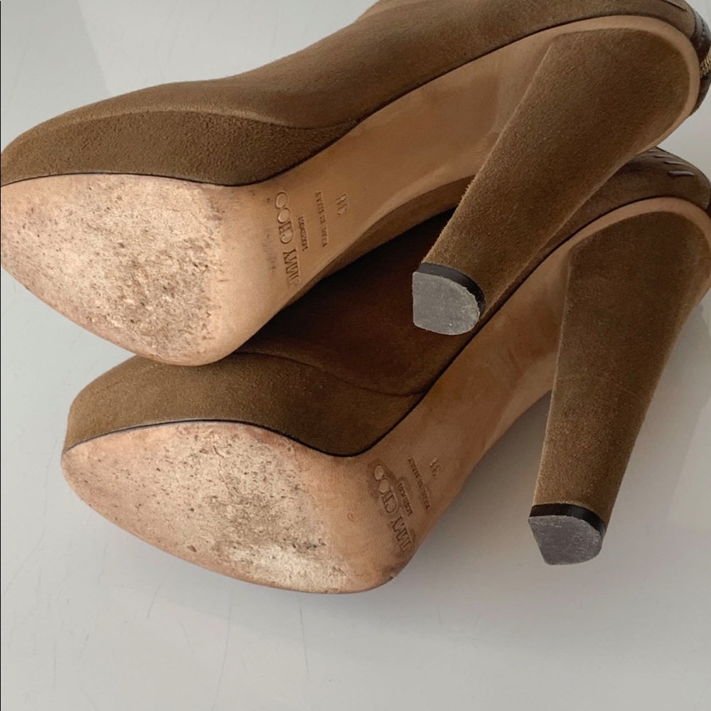 Jimmy Choo, Evans Suede Ankle Boots/Booties - Picture 8 of 11